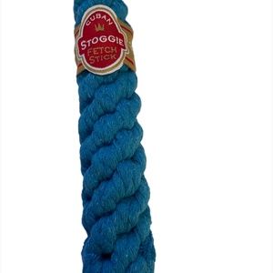 Loopies Baby Boy Blue Rope Stoggie Cigar 6" Fetch Stick Dog Toy Congratulations